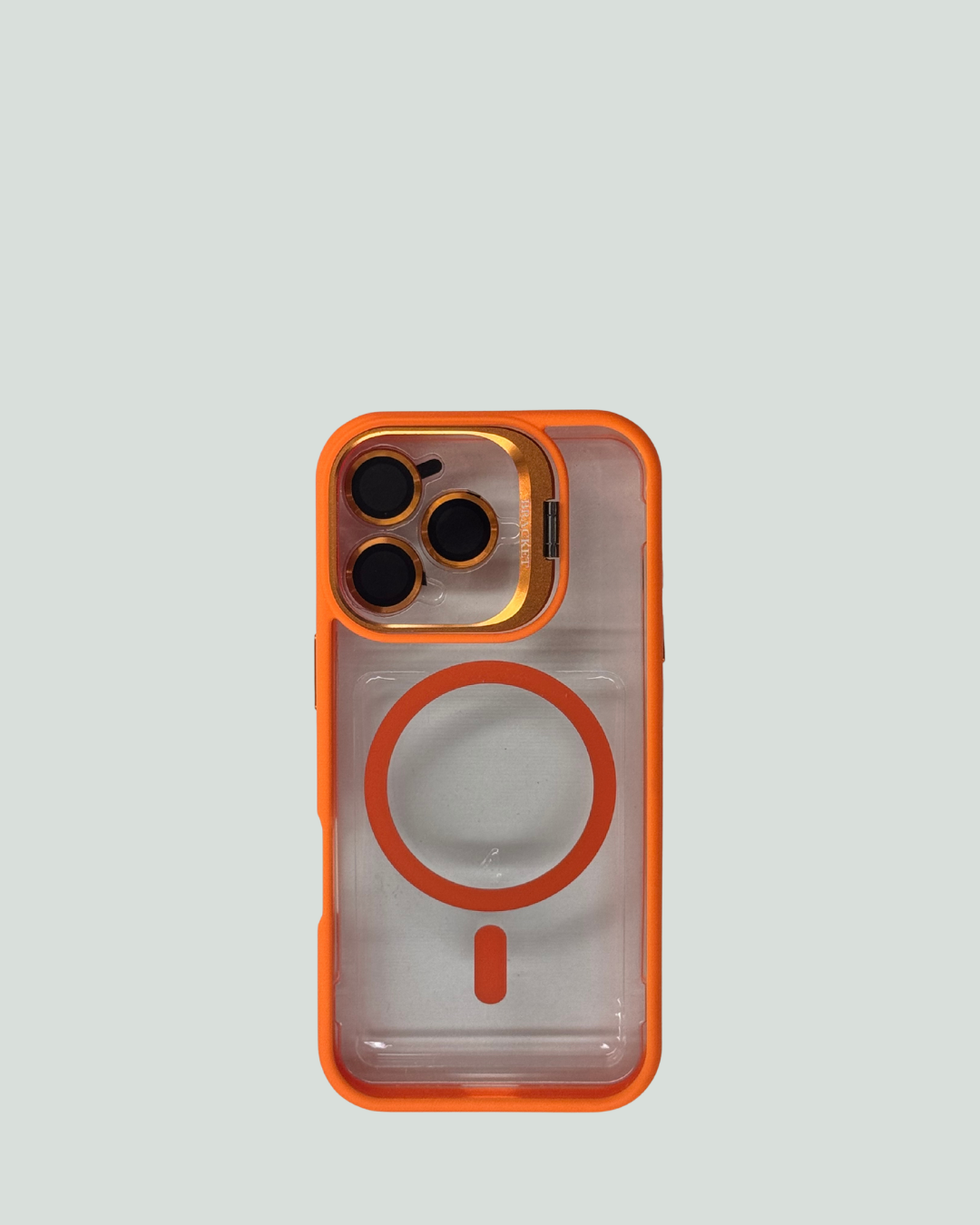 iPhone 16 Pro MagSafe Mobilskal med Kameraskydd & Ställ – Transparent Baksida