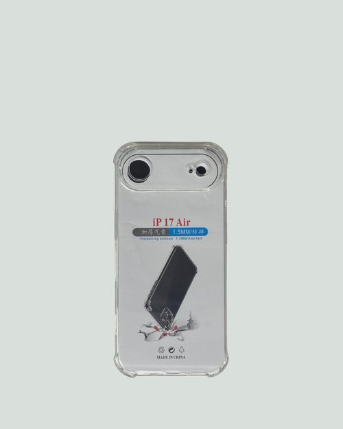 Genomskinligt mobilskal för iPhone 17 Air – Stötdämpande & kristallklart skydd