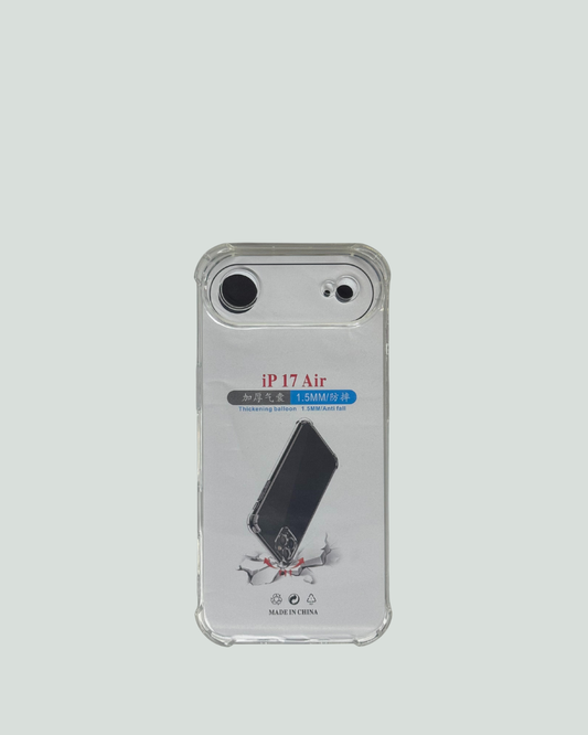 Genomskinligt mobilskal för iPhone 17 Air – Stötdämpande & kristallklart skydd